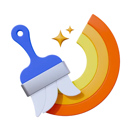 Brush  3D Icon