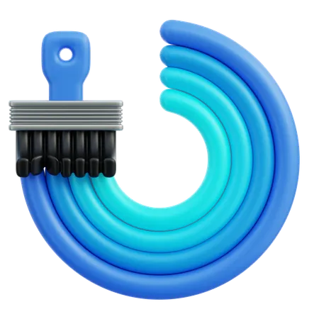 Brush  3D Icon