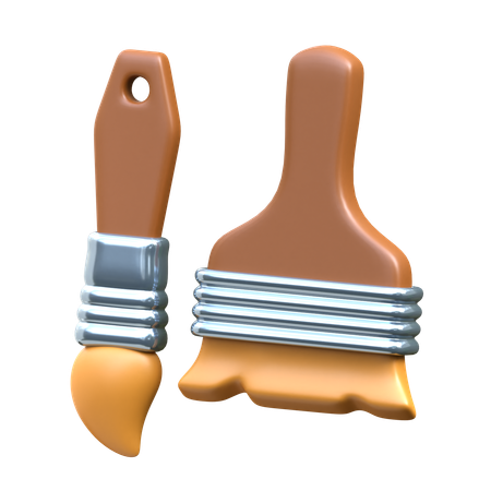 Brush  3D Icon