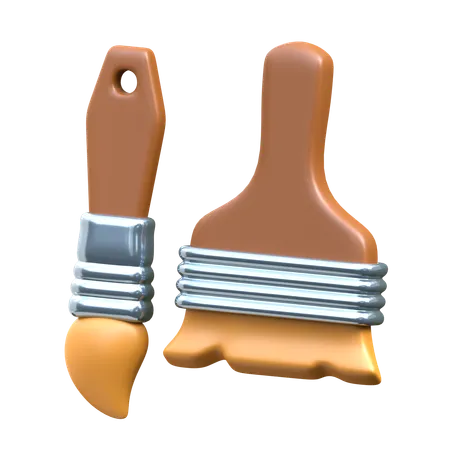 Brush  3D Icon