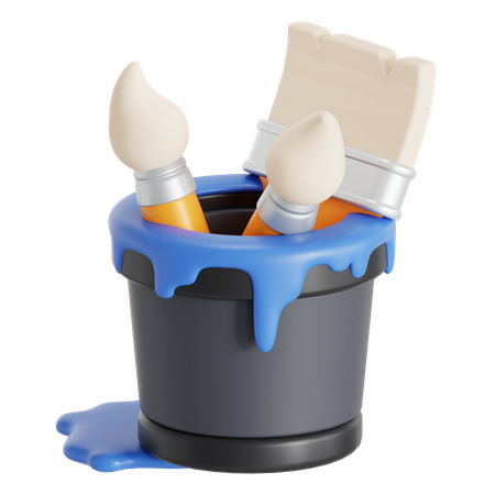 Brush set  3D Icon