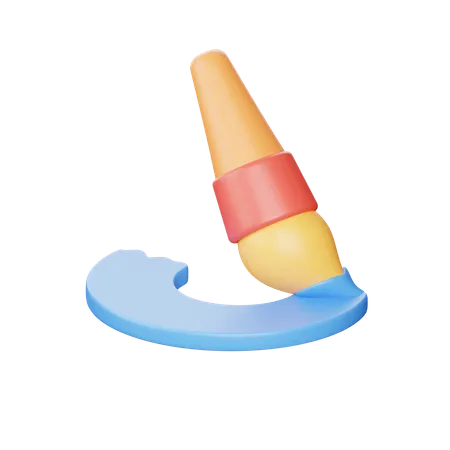 Brush Tool  3D Icon