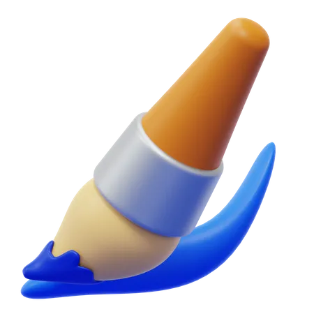 Brush Tool 3D Icon