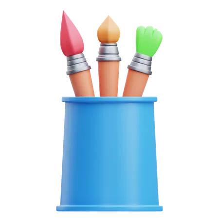 Brushes  3D Icon