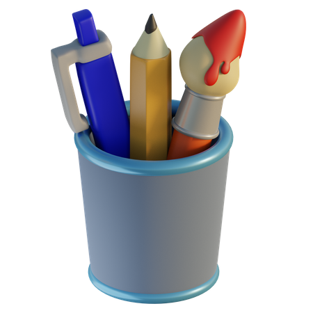 Brushes  3D Icon