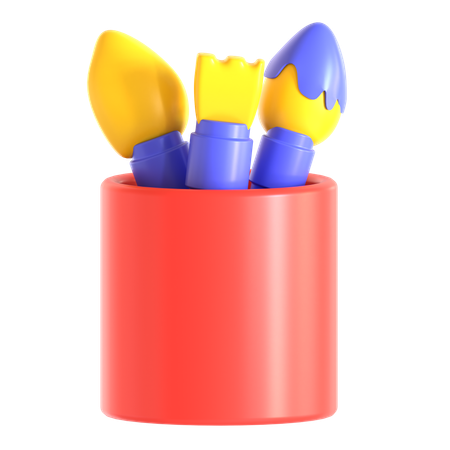 Brushes Holder  3D Icon