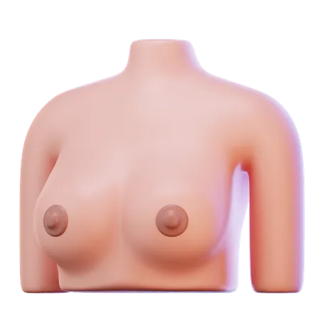 Brustkrebs  3D Icon