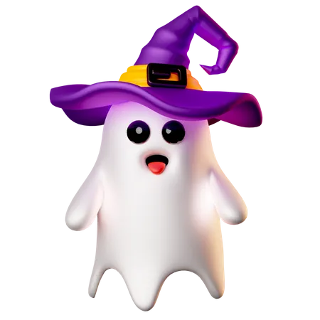 Bruxa fantasma  3D Icon