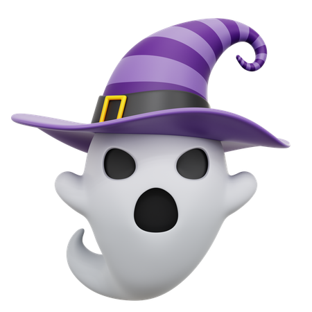 Bruxa fantasma  3D Icon