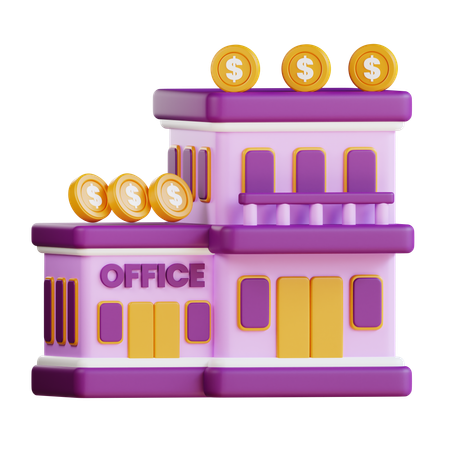 Bsuiness Office  3D Icon