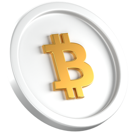 Btc  3D Icon