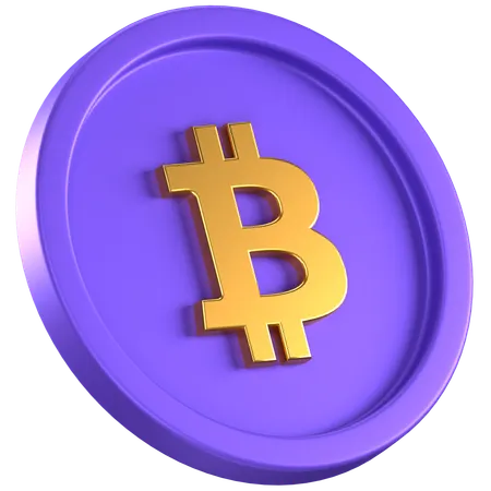 Btc  3D Icon