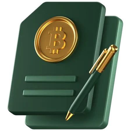 Btc  3D Icon