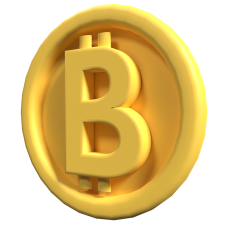 Btc  3D Icon