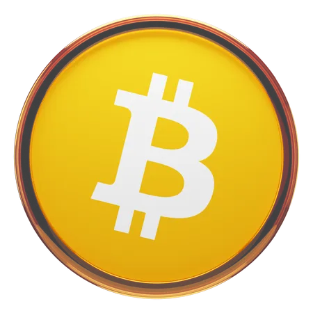 Btc  3D Icon