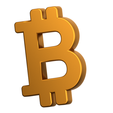 Btc  3D Icon