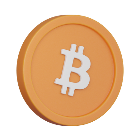 Btc  3D Icon