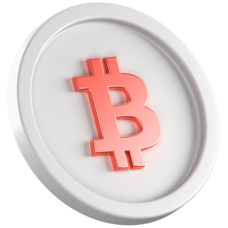 BTC コイン  3D Icon
