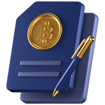 Btc  3D Icon