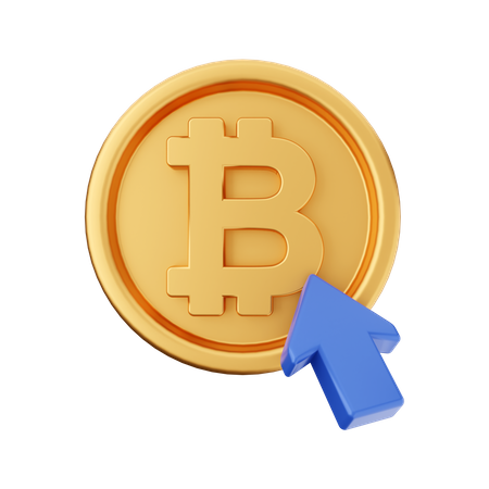 Btc Click  3D Icon