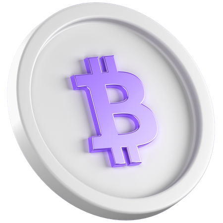 Btc Coin  3D Icon
