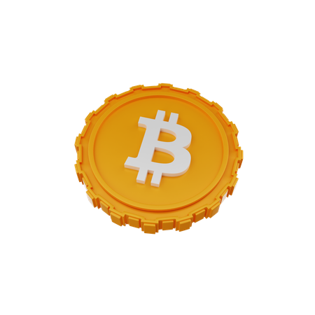 Btc Coin  3D Icon