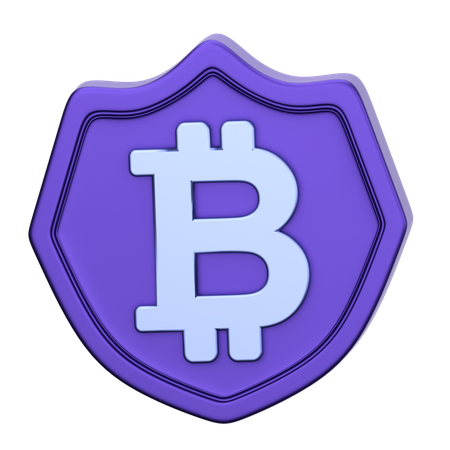 Segurança btc  3D Icon