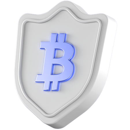 BTC-Schild  3D Icon