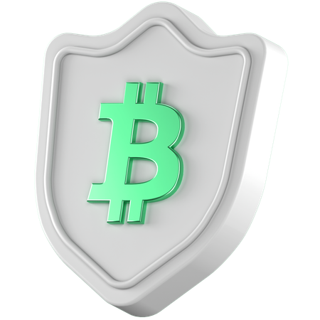 BTC-Schild  3D Icon