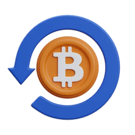 BTC 거래  3D Icon