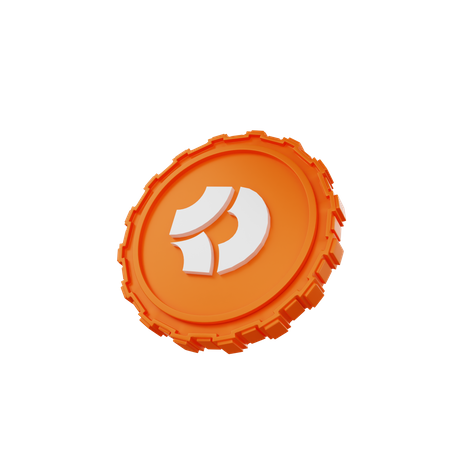 Btcd Coin  3D Icon