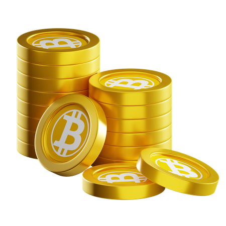 Btg Coin Stacks  3D Icon