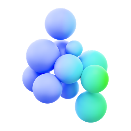Bubble Abstract  3D Icon