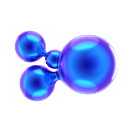 Bubble Abstract Shape  3D Icon