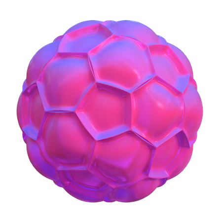 Bubble ball Abstract Shape  3D Icon