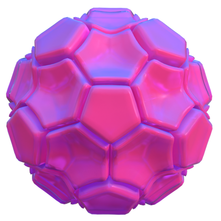Bubble ballAbstract Shape  3D Icon