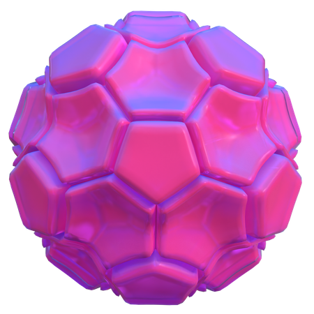 Bubble ballAbstract Shape  3D Icon