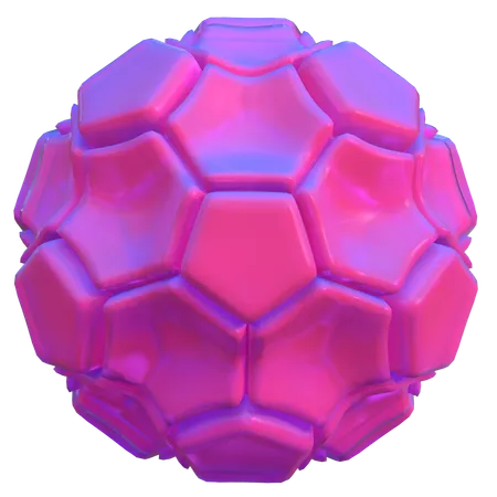 Bubble ballAbstract Shape  3D Icon