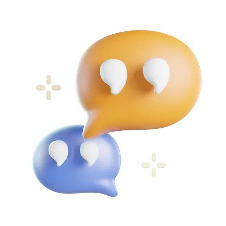 Bubble Chat 3D Icon