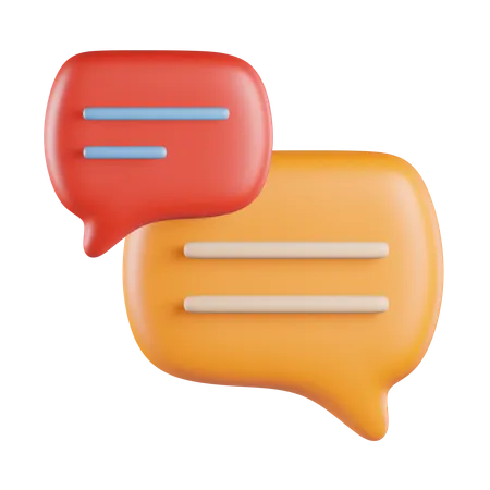 Bubble chat  3D Icon