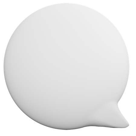 Bubble Chat  3D Icon