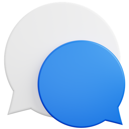 Bubble Chat  3D Icon