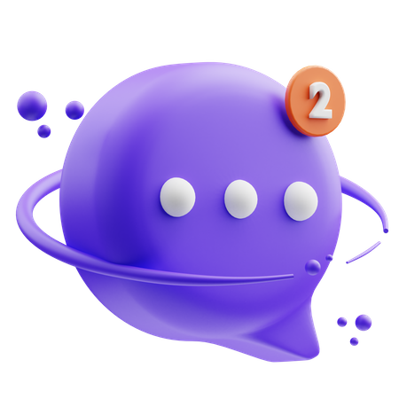 Bubble chat 3D Illustration