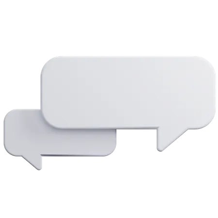 Bubble-Chat-Diskussion  3D Icon