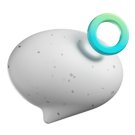 Blasen-Chat-Form  3D Icon