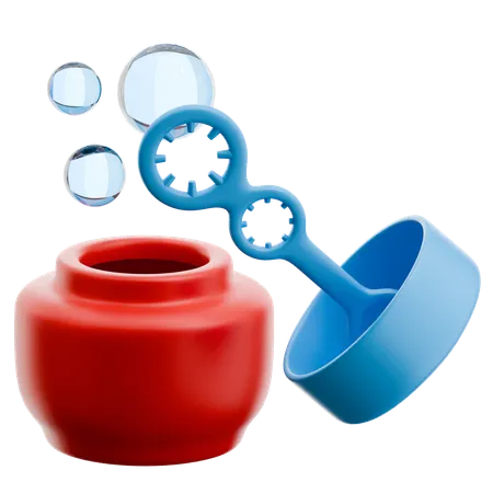 Bubble Container  3D Icon