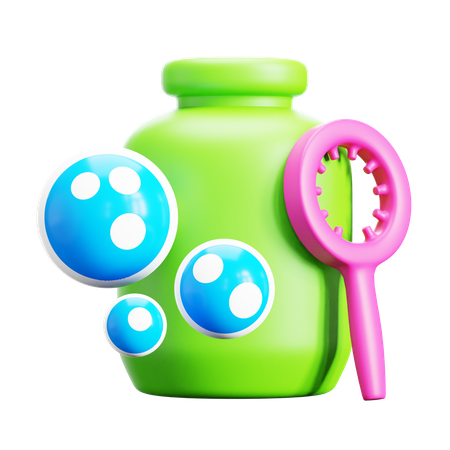 Bubble Container  3D Icon