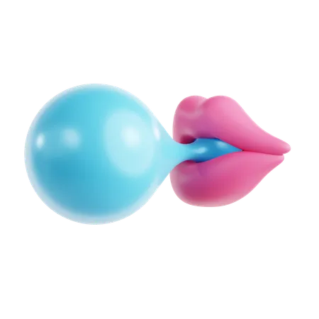 Bubble Gum  3D Icon