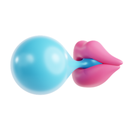 Bubble Gum  3D Icon