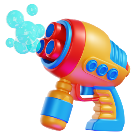 BUBBLE GUN  3D Icon